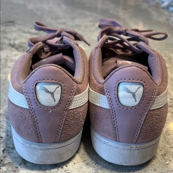 Puma Women's Sneakers - Mauve and White - Picture 7 of 9
